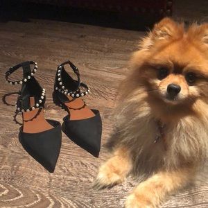 Zara Black Pearl Flats